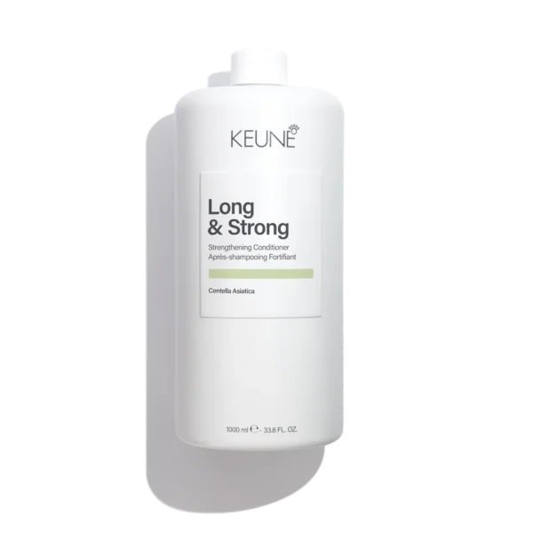 Keune Long & Strong Conditioner 1000ml fles, herstellende conditioner voor verzwakt en beschadigd haar