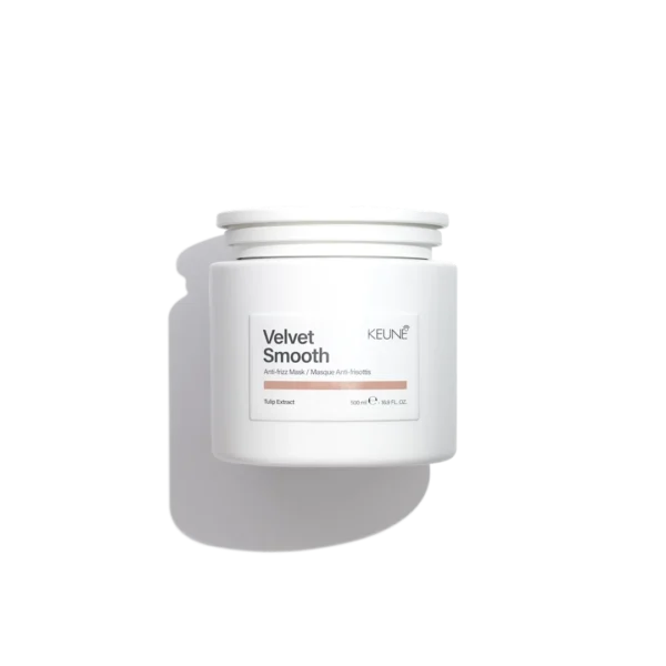 Keune Velvet Smooth Mask 500ml pot, haarmasker dat pluizig haar temt en zorgt voor gladheid en zachtheid