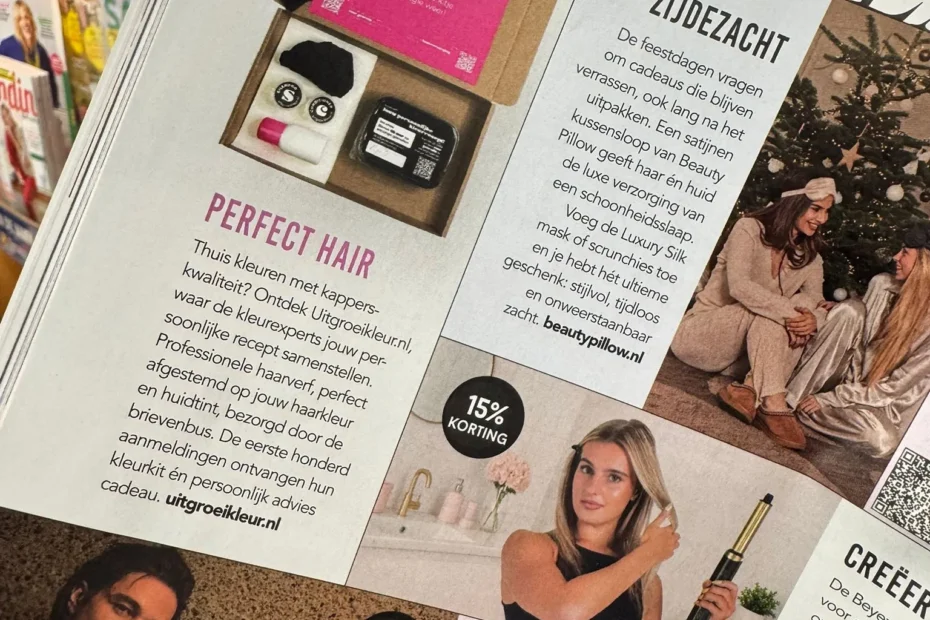 uitgroeikleur in beau monde