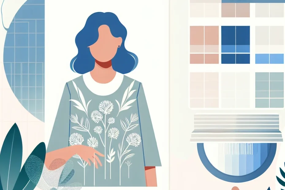 een afbeelding van een vrouw met kleurvlakken uitgroei kleuren