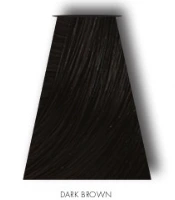 Staal voor een donker bruine haarkleur