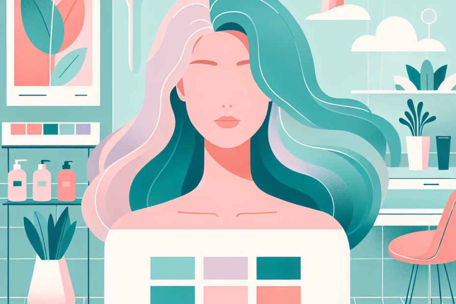 vrouw met kleurstalen kleurkit brievenbus