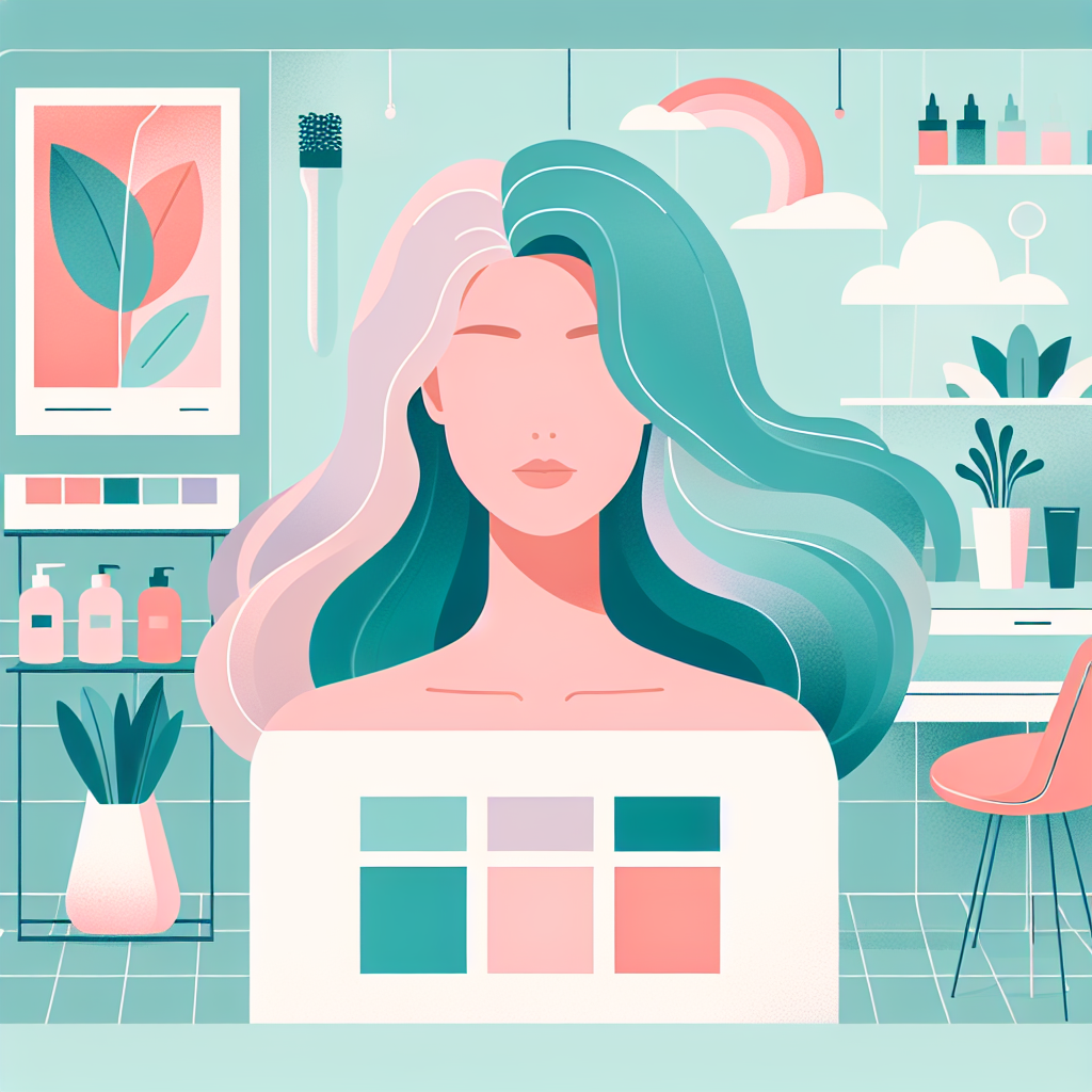 vrouw met kleurstalen kleurkit brievenbus